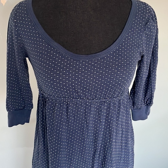 Splendid polka dot cotton dress with elastic waist in size S - Picture 4 of 7